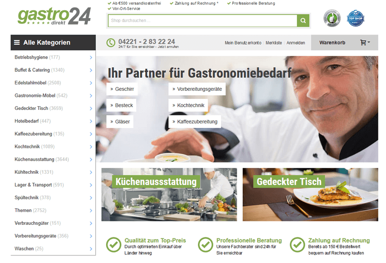 Gastro24 Usability Award 2014