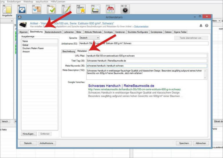 Seo Einsteiger Artikeldetails Beschreibung Metadaten Blog 1