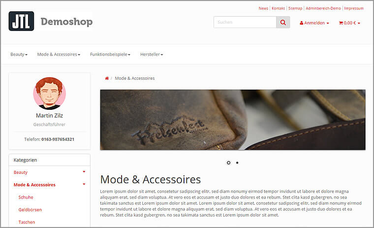 Beispiel Supporter Blog