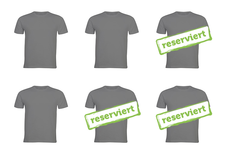 Reservierung des verfügbaren Lagerbestands