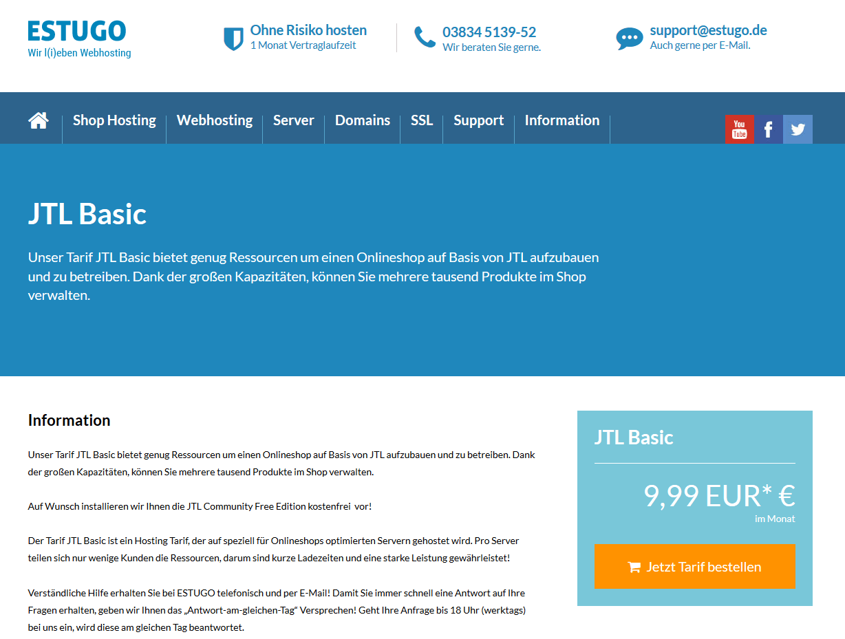 Hostingpartner Estugo