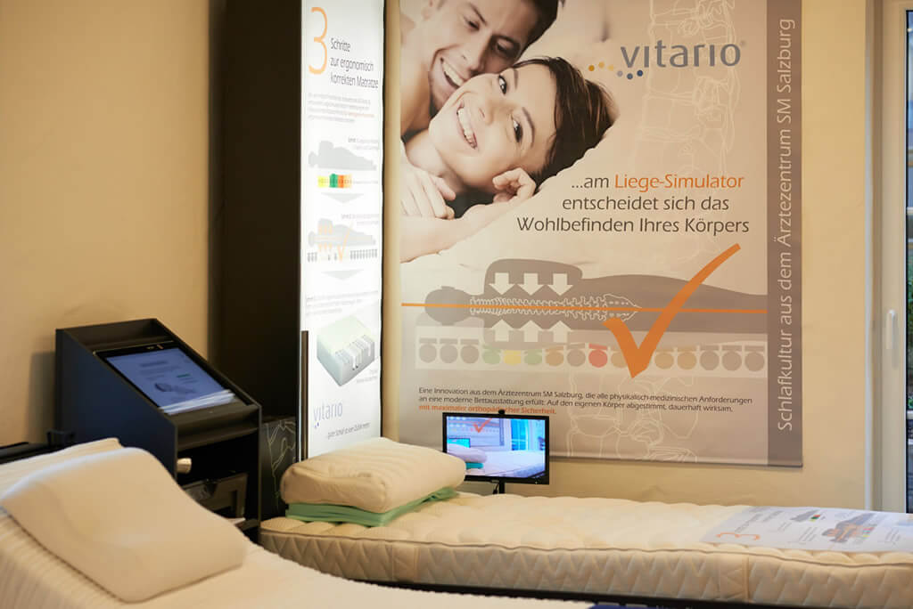 Der Liegesimulator bei Wohnbedarf Pies