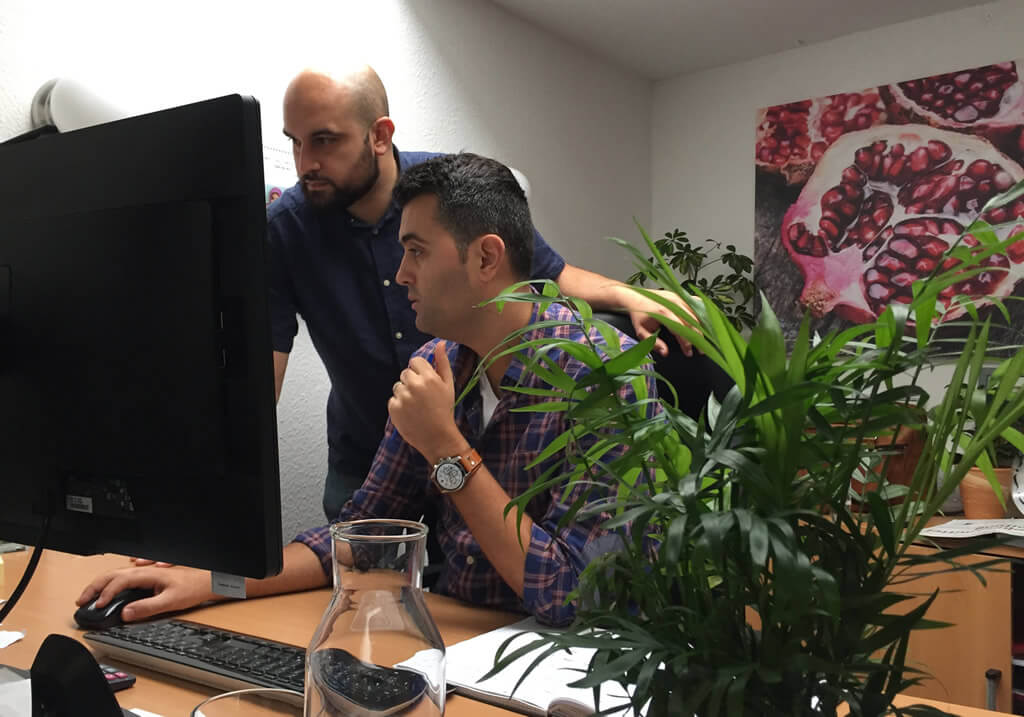 Büroarbeit bei Granar