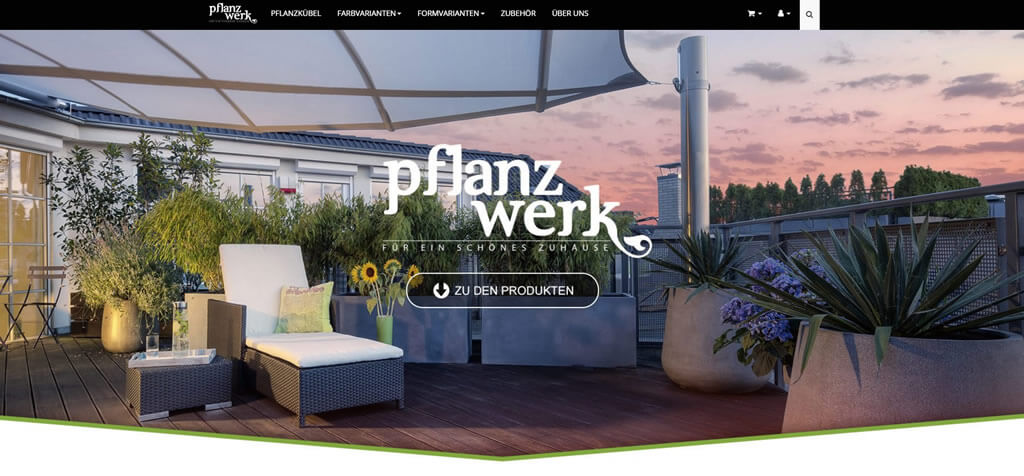 JTL-Shop Startseite Pflanzwerk