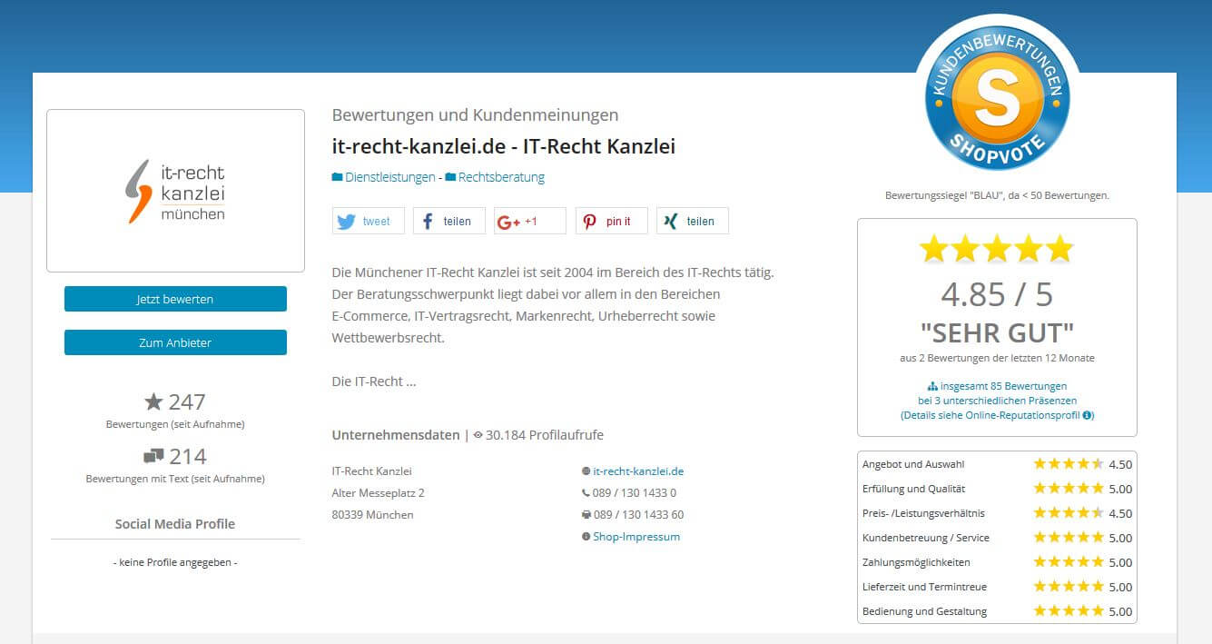 JTL Technologiepartner IT Recht Kanzlei