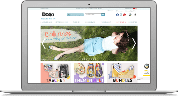 DoGo-Shoes: Referenz bei JTL