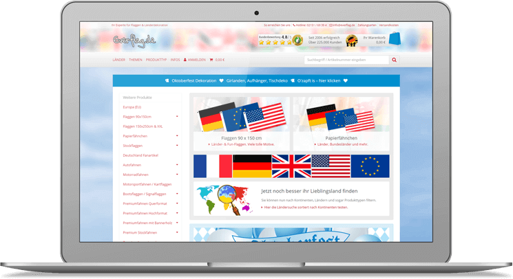 Everflag: Referenz bei JTL
