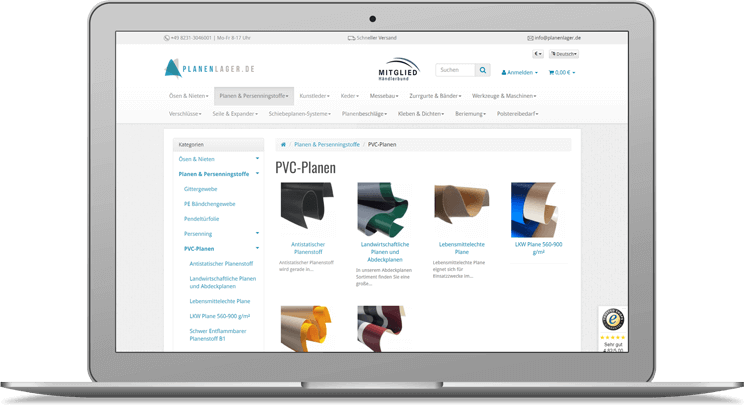 Planenlager: Referenz bei JTL