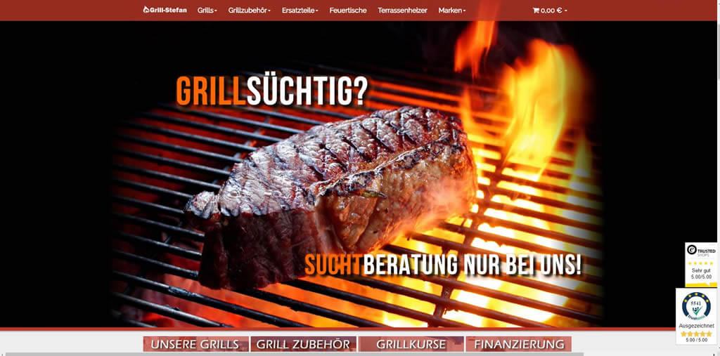 JTL-Shop Startseite Grill-Stefan