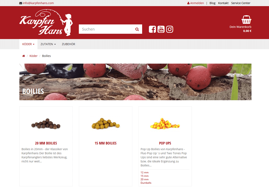 Ansicht Kategorie Karpfenhans