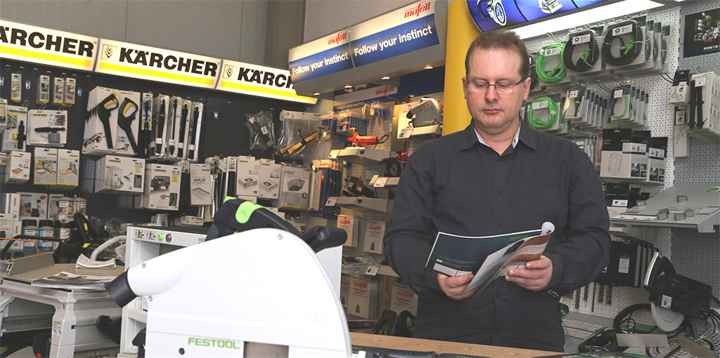 Ladengeschäft von AW Tools in Brandenburg