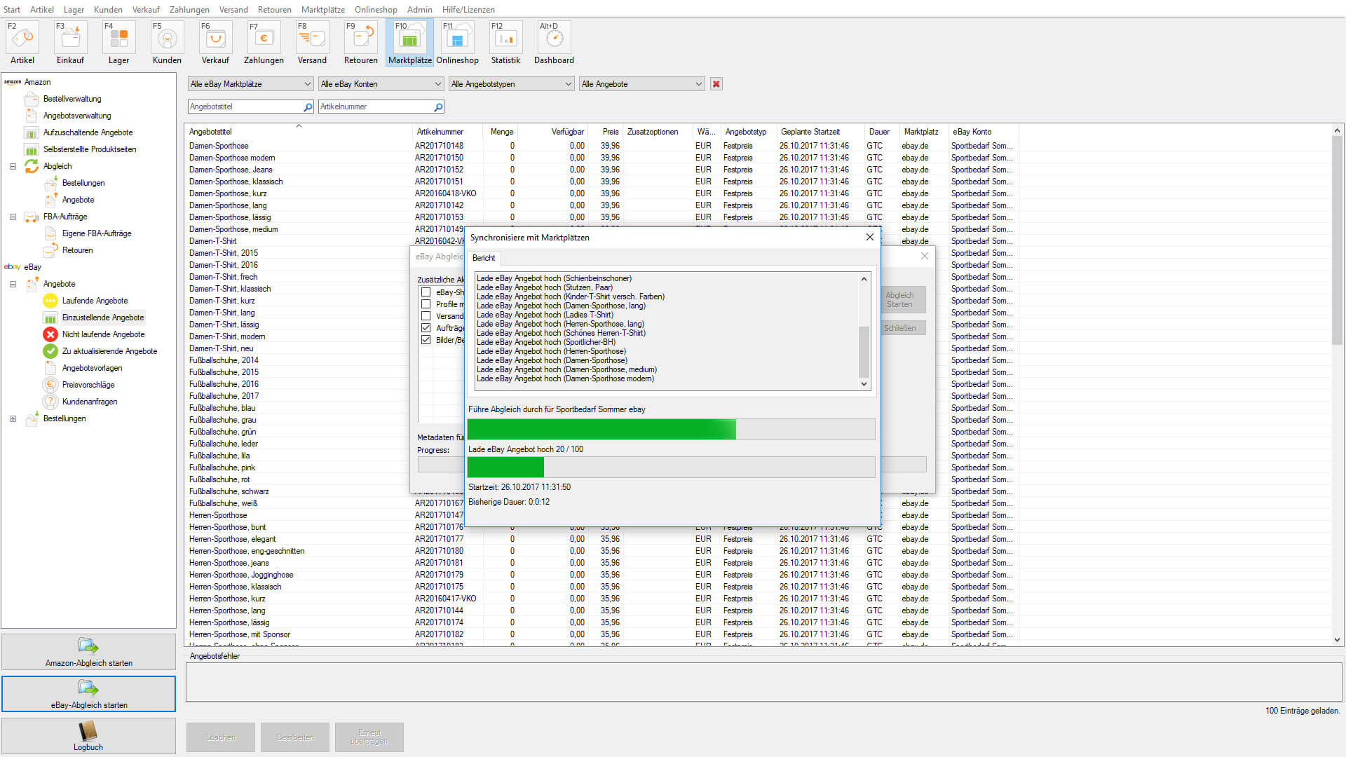 JTL Technologiepartner EBay Abgleich mit JTL Wawi