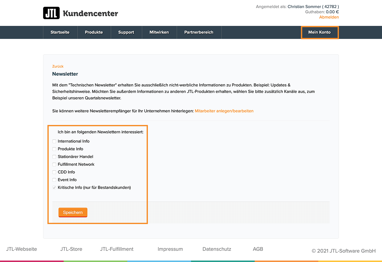 JTL Kc Newsletter DSVGO