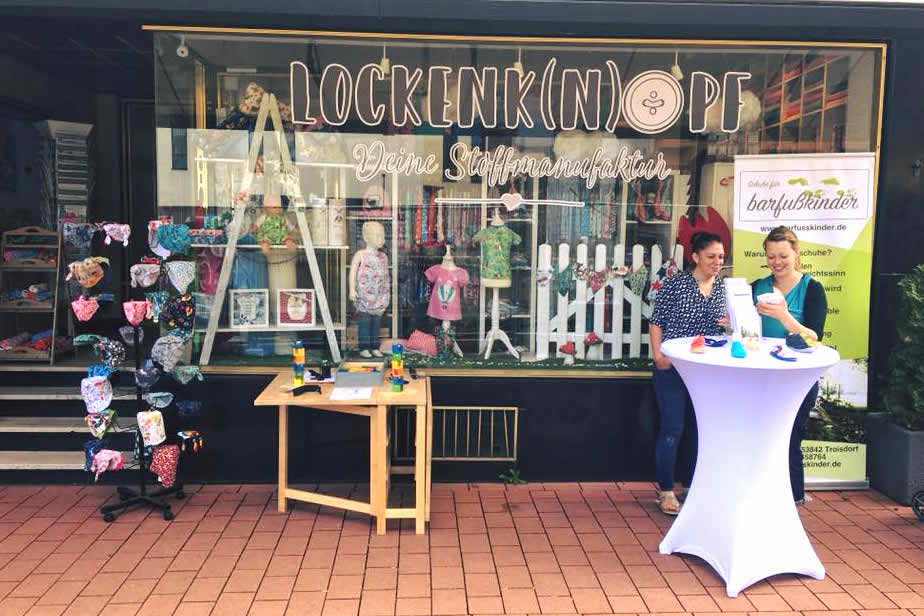 Das Ladengeschäft Lockenknopf