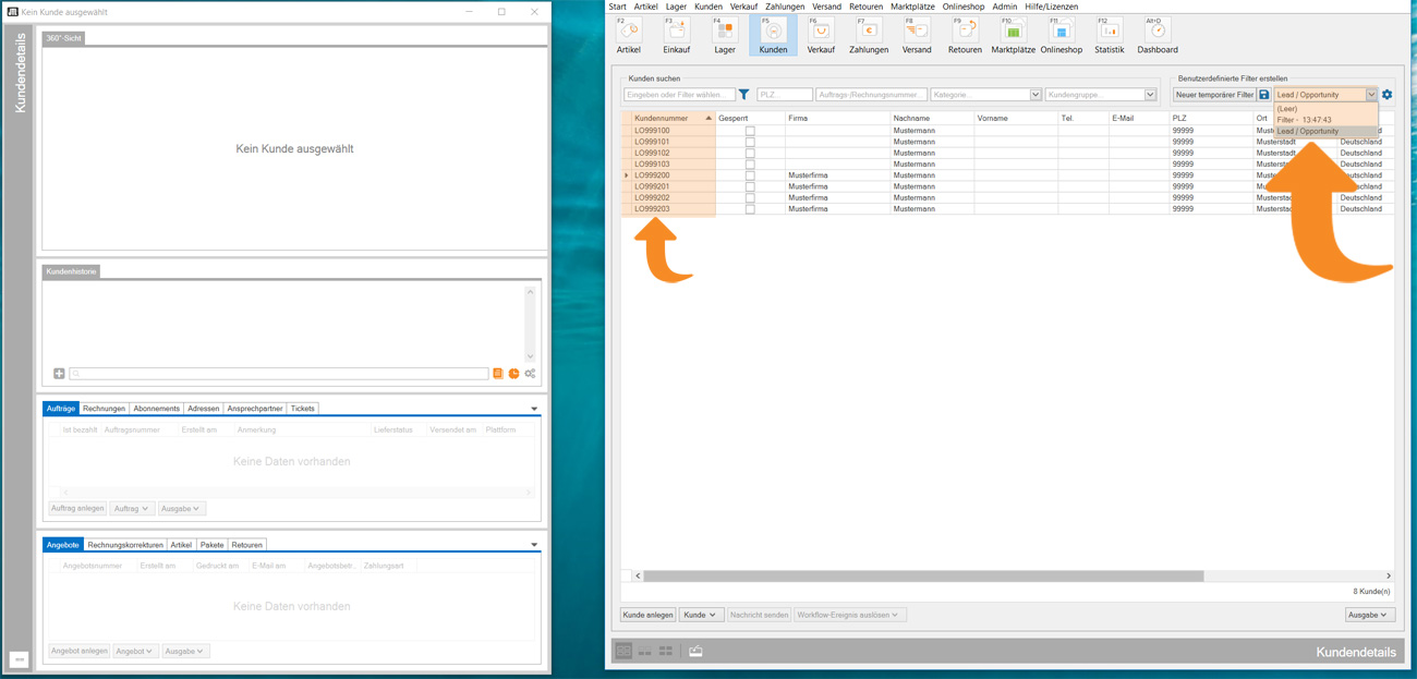 im Vertrieb eine Opportunity verfolgen