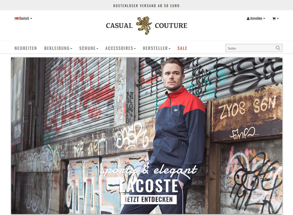 Startseite JTL-Shop CasualCouture
