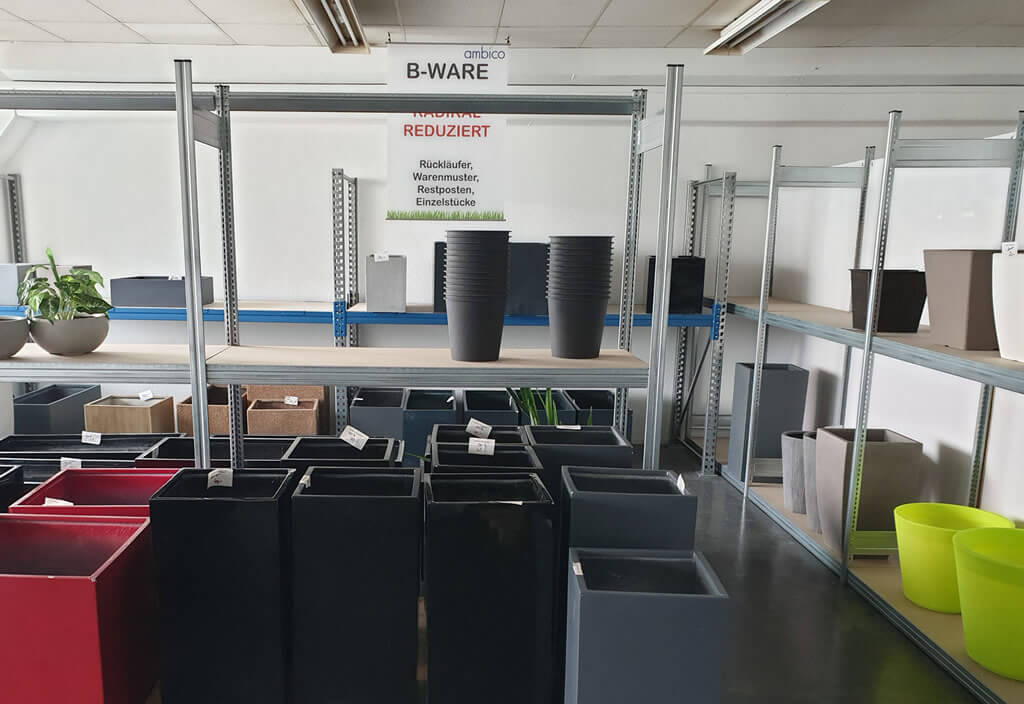 Pflanzkübel-direkt bietet Lagerverkauf