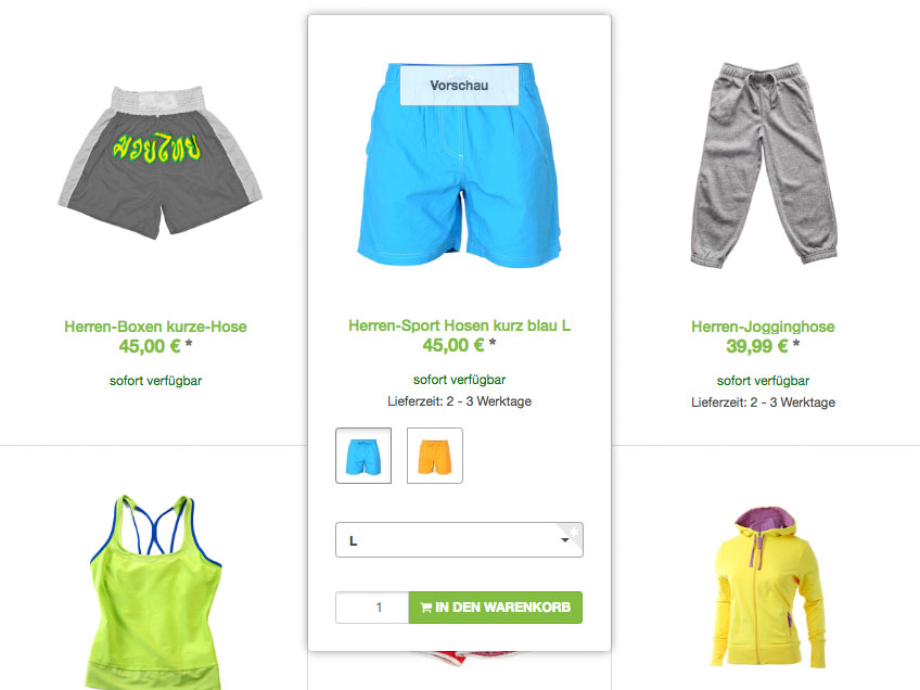 JTL-Shop 4.06 Hover-Effekt Artikel
