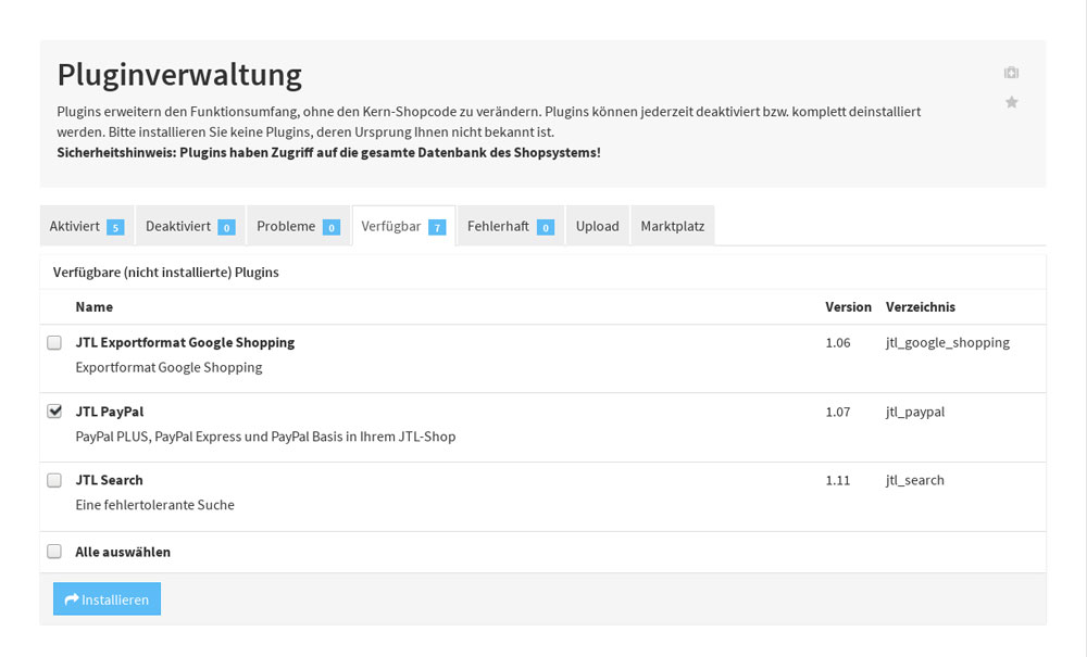 Ratenkauf Powered By Paypal Installation Im Shop Backend