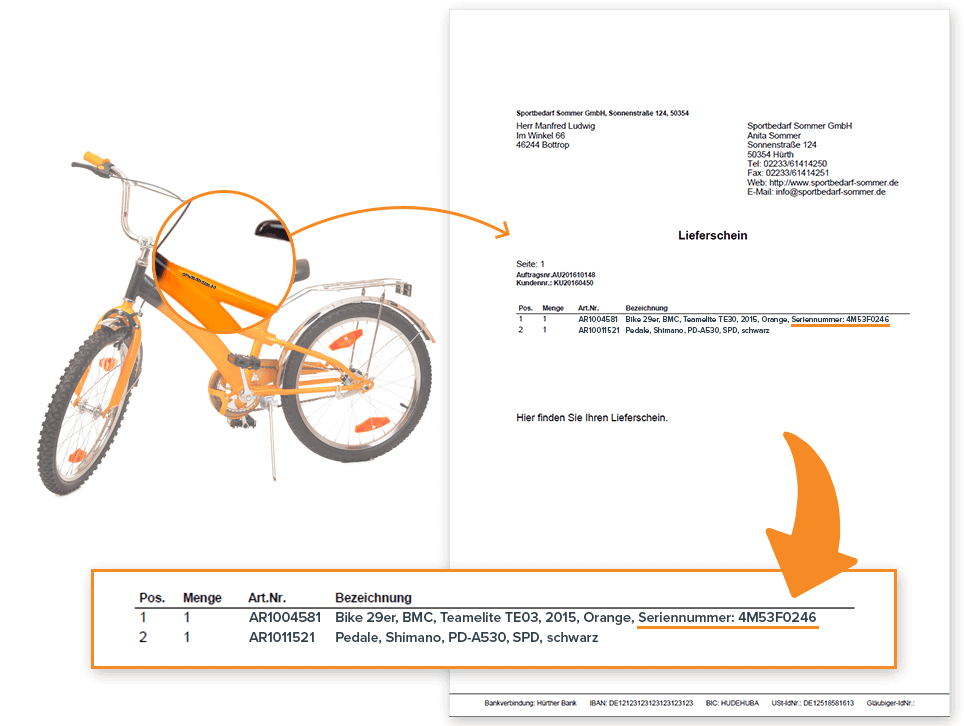Sport Freizeit Jtl Wawi Serien Rahmennummern