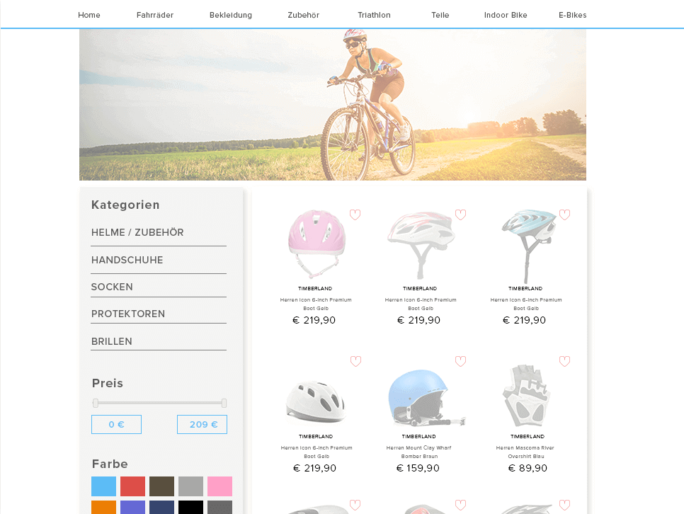 Sport Freizeit Jtlshop Filtermoeglichkeiten