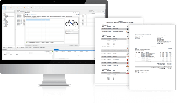 Warenwirtschaft Mockup