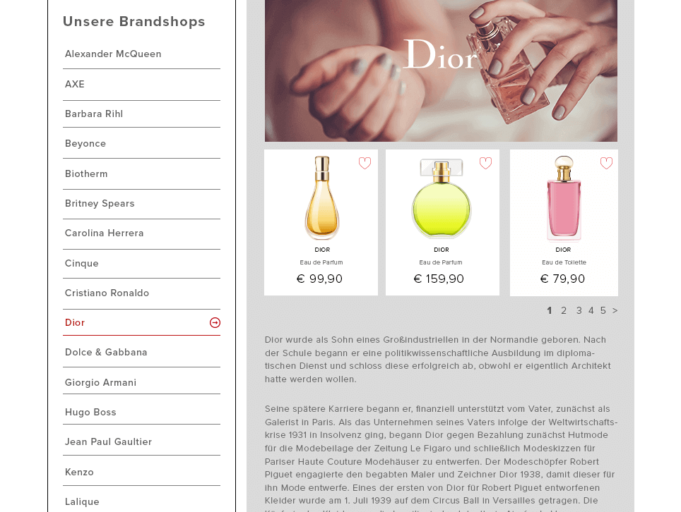 Beauty Kosmetik JTL-Shop Landing Pages Pro Marke