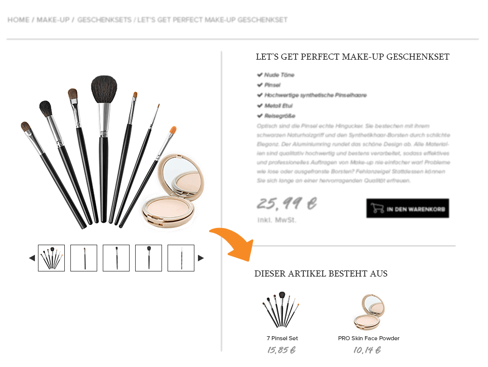 Beauty Kosmetik JTL-Wawi Produktbundles Geschenksets