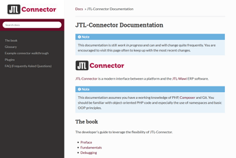 Jtl Connector Developer Documentation Preview