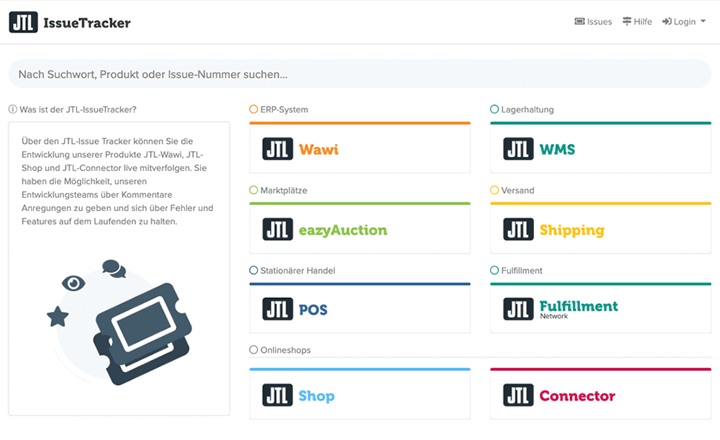 Jtl Issue Tracker Fuer Entwickler