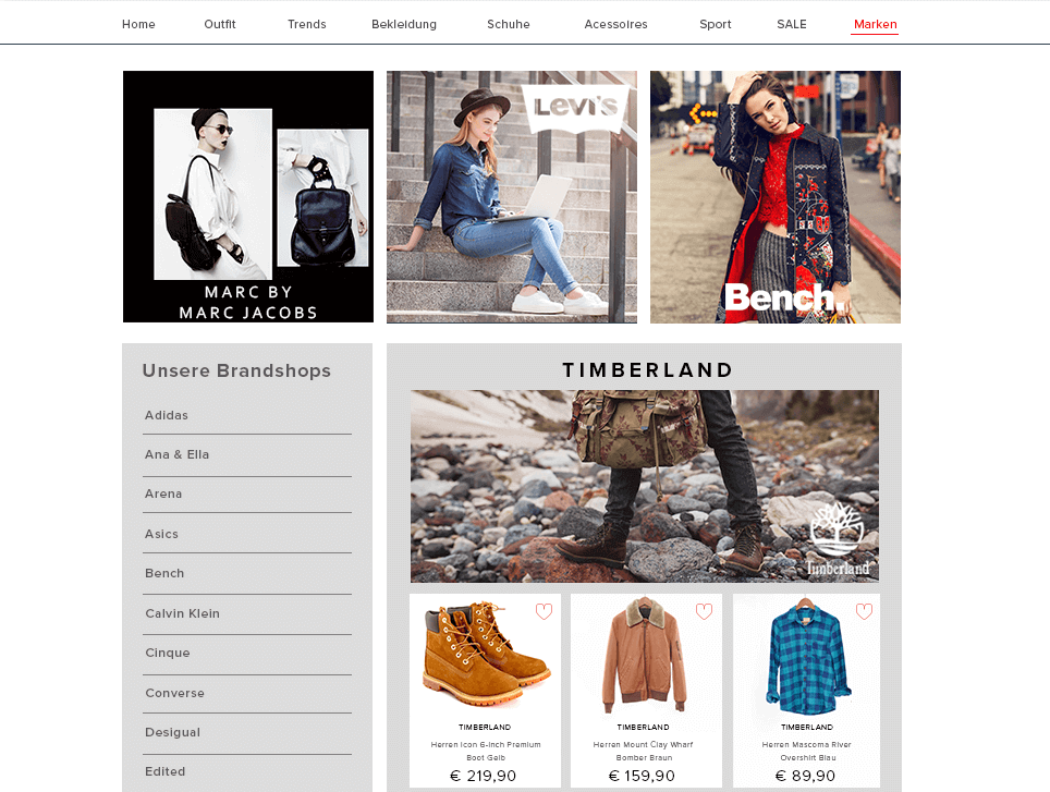 Mode Accessoires JTL-Shop Modemarken