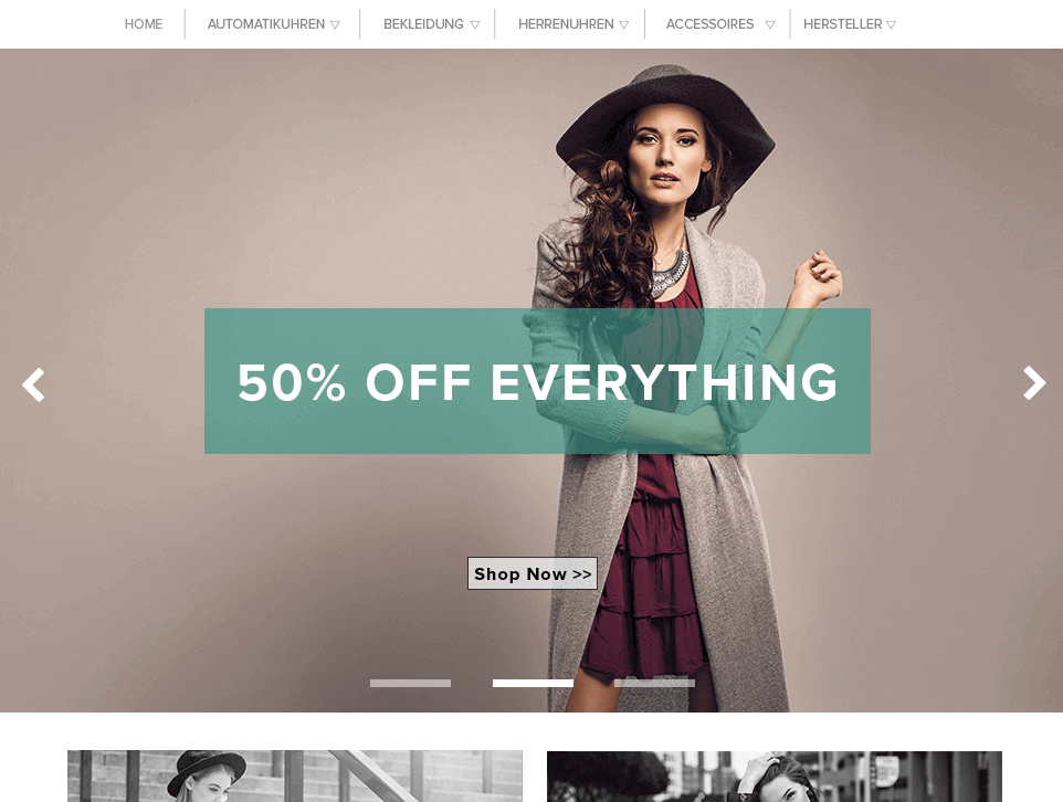 Mode Accessoires JTL-Shop Slider