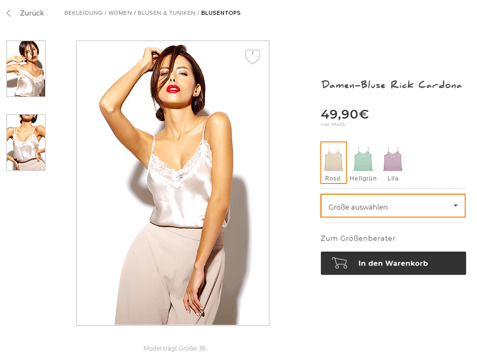 Mode Accessoires JTL-Wawi Varkombis