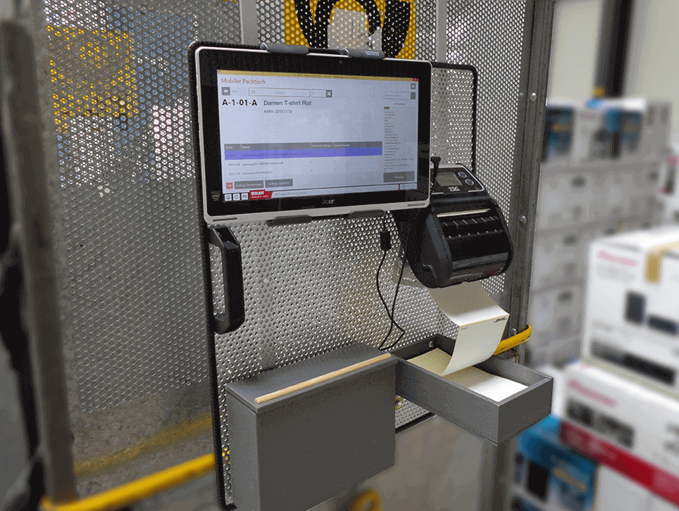 Mode Accessoires JTL-WMS Mobiler Packtisch