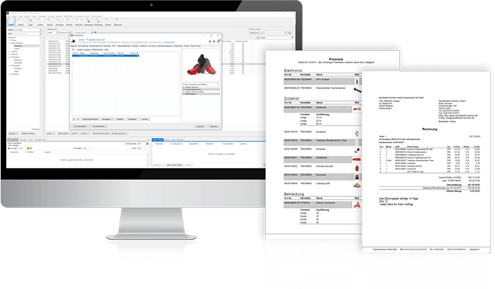 Mode Warenwirtschaft Mockup