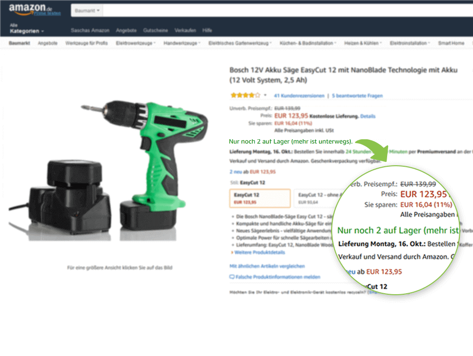 Werkzeug Maschinen JTL-eazyAuction Lagebestandsabgleich