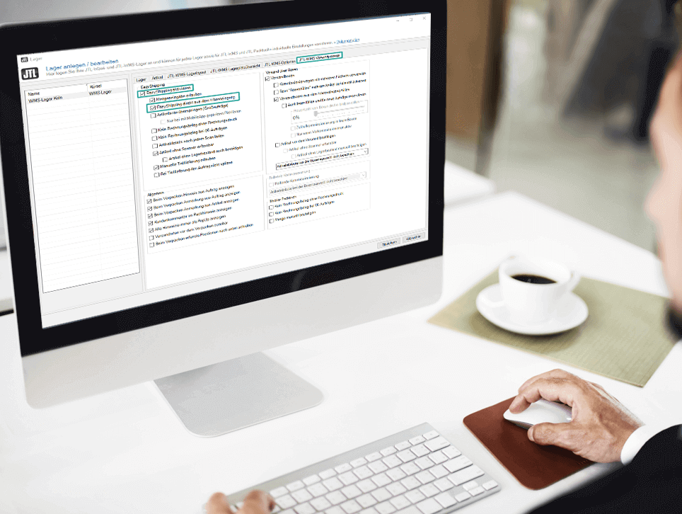 Werkzeug Maschinen JTL-WMS Versand Wareneingang