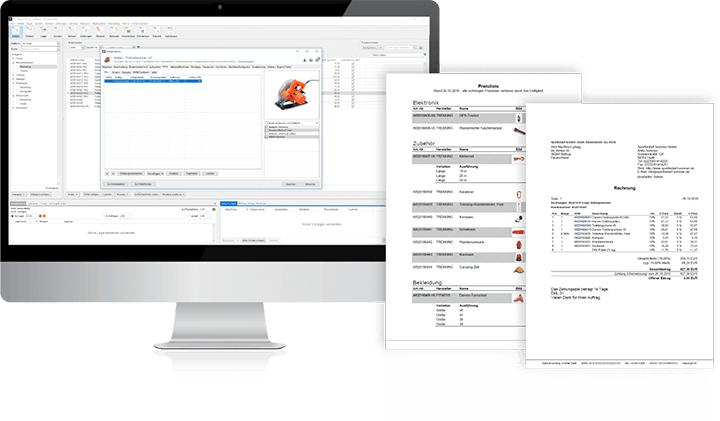 Werkzeuge Warenwirtschaft Mockup