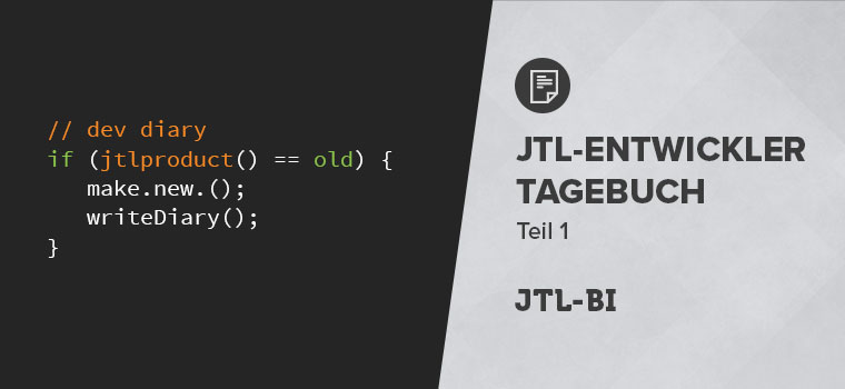 Entwicklertagebuch Jtl Bi Teil 1