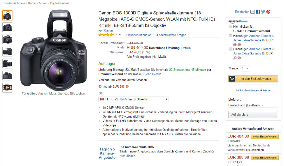 Jtl Amazon Verkauf Kamera Blog