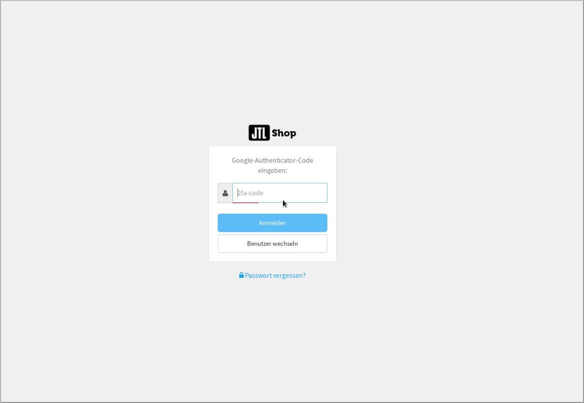 JTL Blog 2FA Login