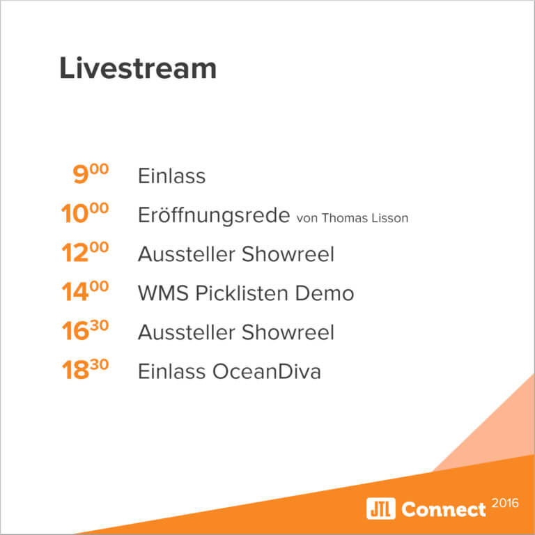 Jtl Connect 2016 Livestream Blog