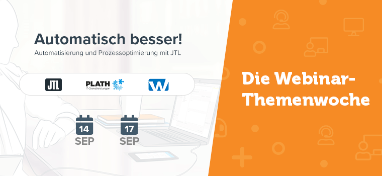 JTL Webinar-Themenwoche zu Automatisierung und Prozessoptimierung