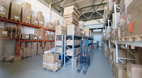 Das Lager von Toma Bike