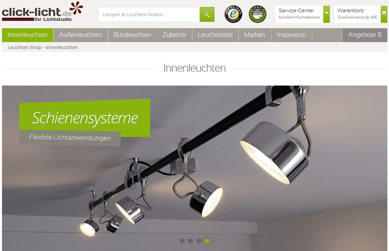 Click Licht Usability Award 2015