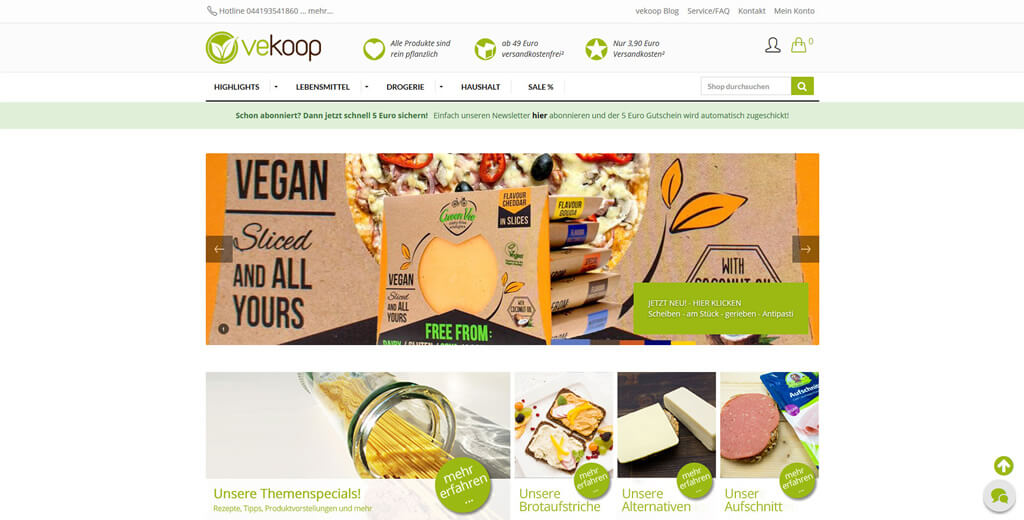 Vekoop Startseite JTL-Shop