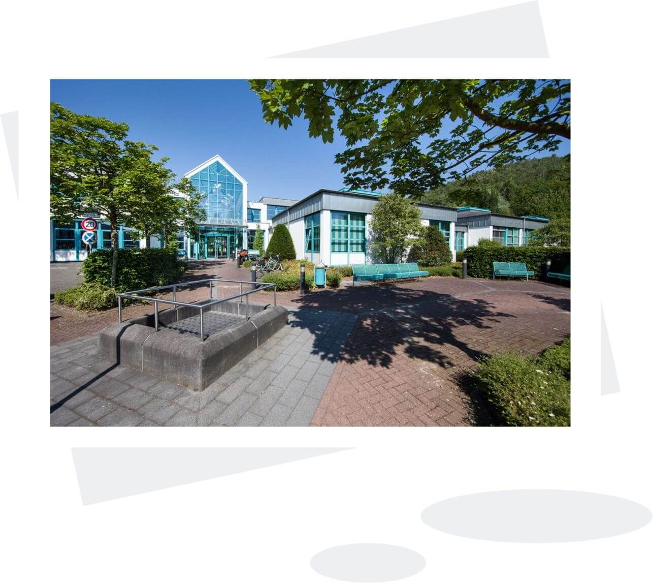 Außenansicht vom Gebäude von JTL in Hückelhoven