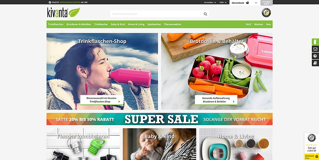 Kivanta Startseite JTL-Shop