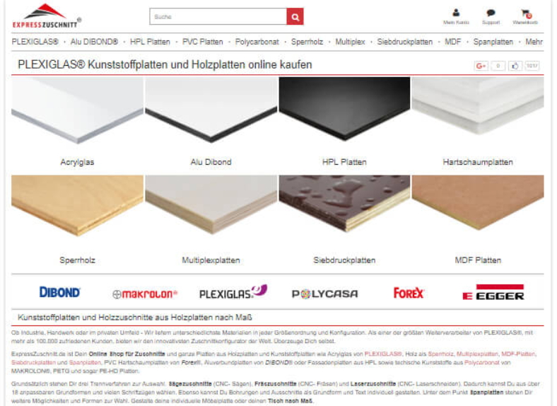 JTL-Workflows Expresszuschnitt Startseite