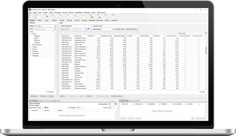 Produkte JTL-Wawi 1.2